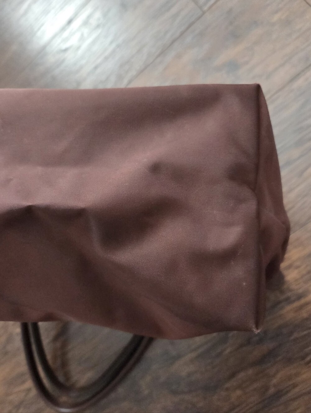 Longchamp Brown Le Pliage Medium Nylon Tote Bag - Picture 10 of 10